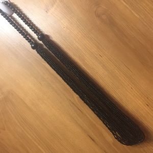 Long beaded necklace